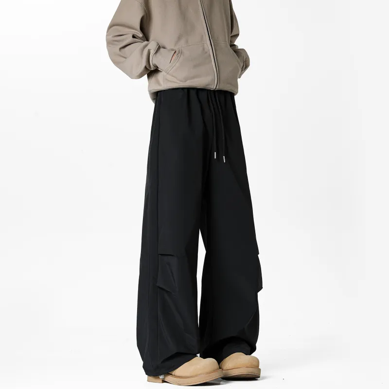 YATSI Casual Pants Unisex Dark Red-2