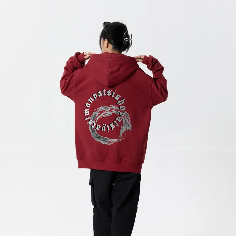 YATSI Sweatshirt Unisex Purple Green-4