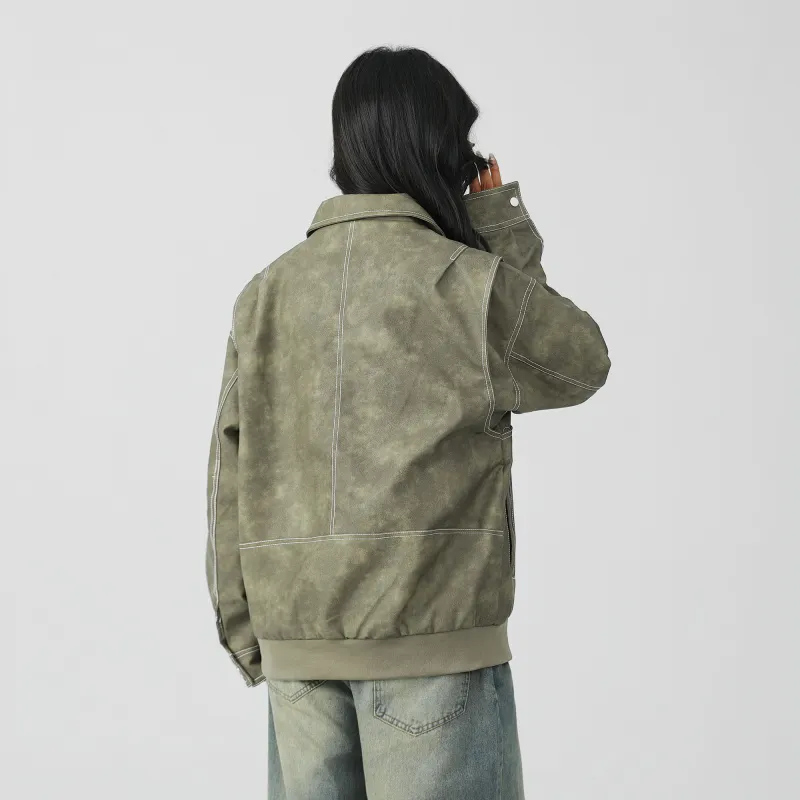 YATSI Jackets & Coats Unisex Yellow Green-8