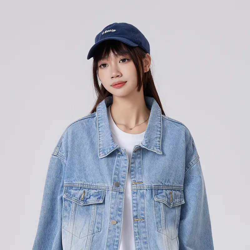 MIIRACER Denim Jackets Unisex Black-15