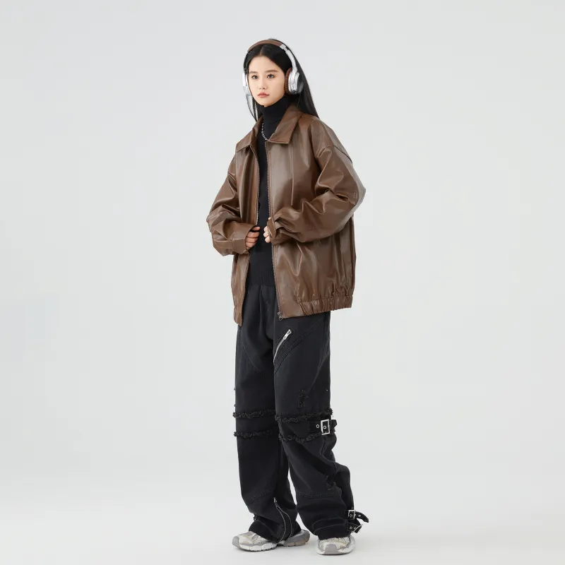 YATSI Leather Jackets Unisex-9