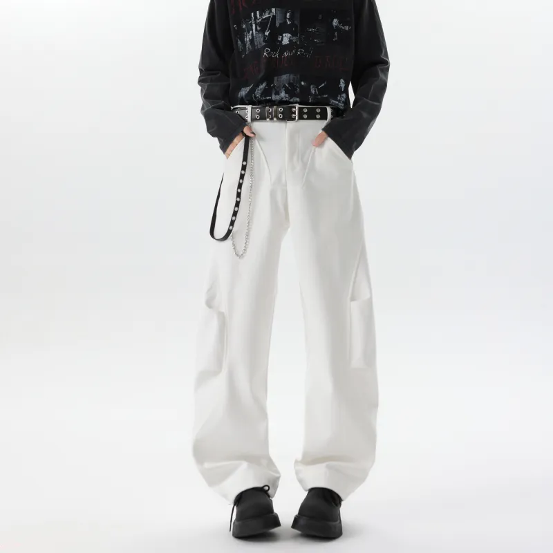 YATSI Casual Pants Unisex Dark Purple-6