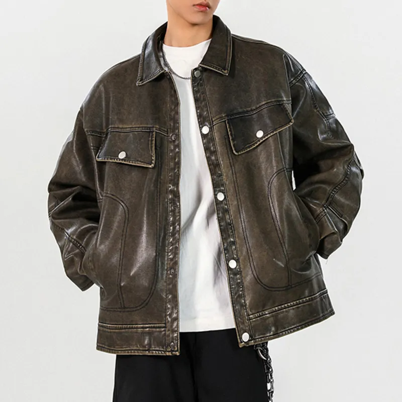 YATSI Leather Jackets Unisex-7