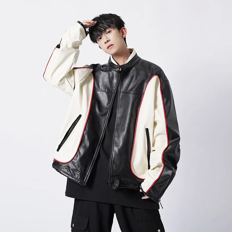 YATSI Leather Jacket Unisex Black-2