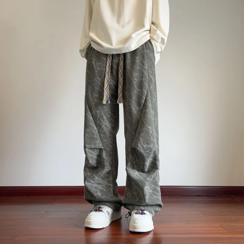 PAINT STAIN Casual Pants Unisex-79