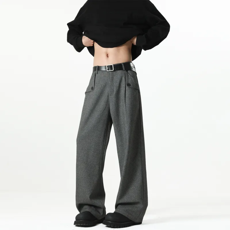 YATSI Suit Trousers Unisex Gray-1