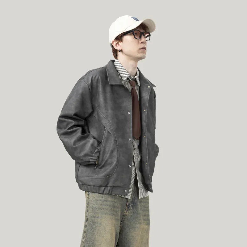 YATSI Leather Jackets Unisex-5