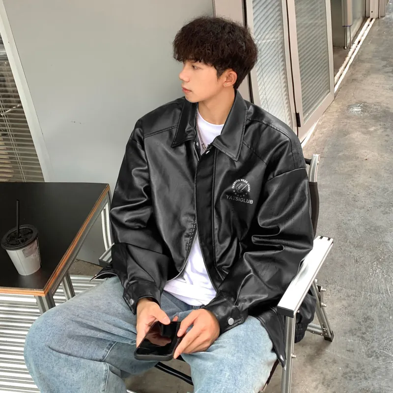 YATSI Leather Jackets Unisex-2