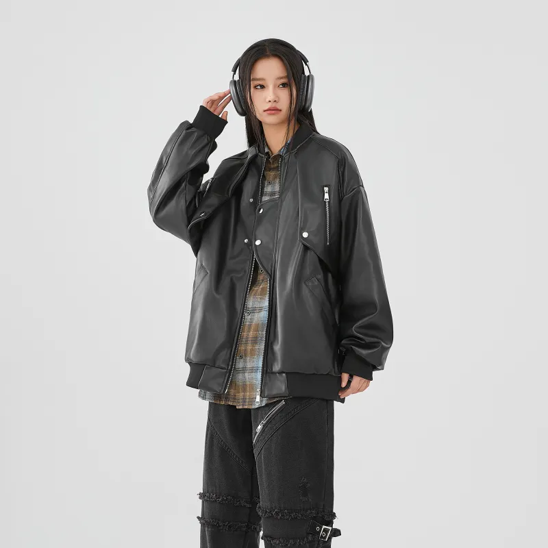 YATSI Leather Jackets Unisex-3