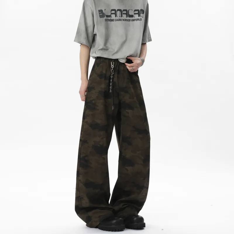 YATSI Cargo Pants Unisex Jungle Camouflage-1