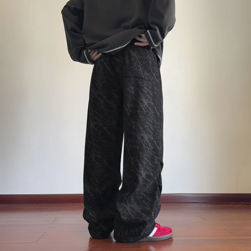 PAINT STAIN Casual Pants Unisex-67