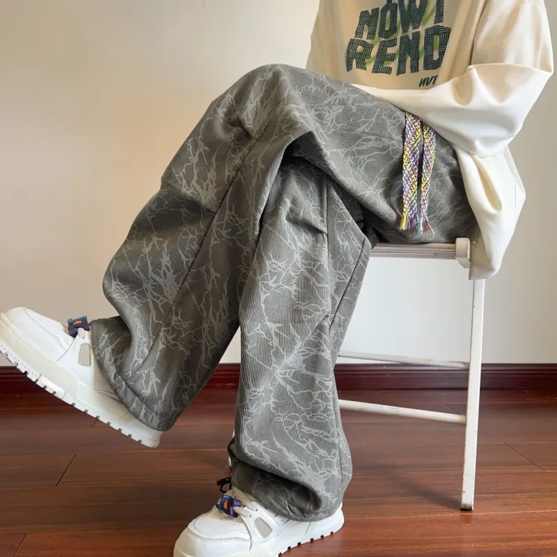 PAINT STAIN Casual Pants Unisex-83