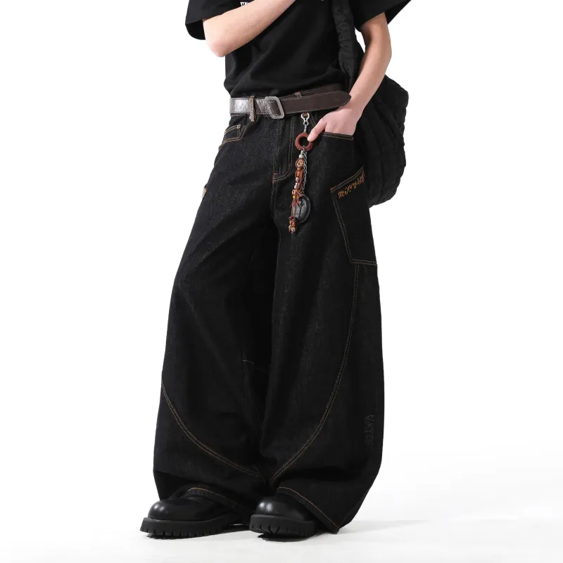 YATSI Jeans Unisex Black-3