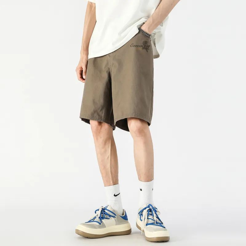 EOOVEN Denim Shorts Unisex-12