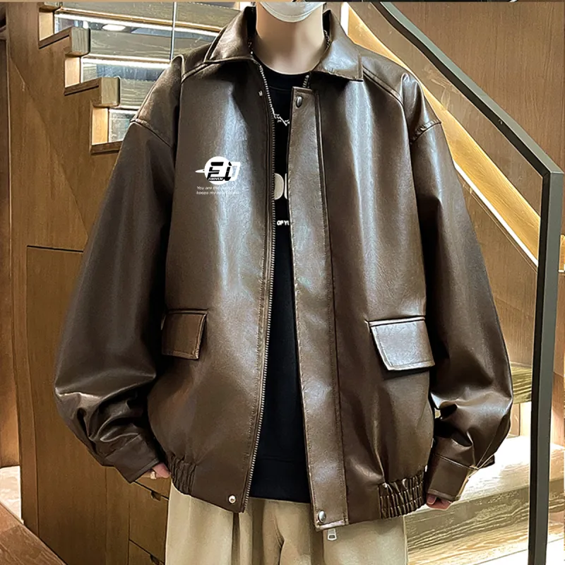 EOOVEN Leather Jackets Unisex-22