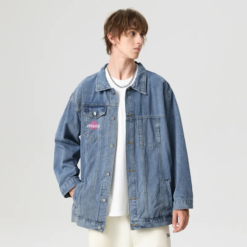 EOOVEN Denim Jackets Unisex-8