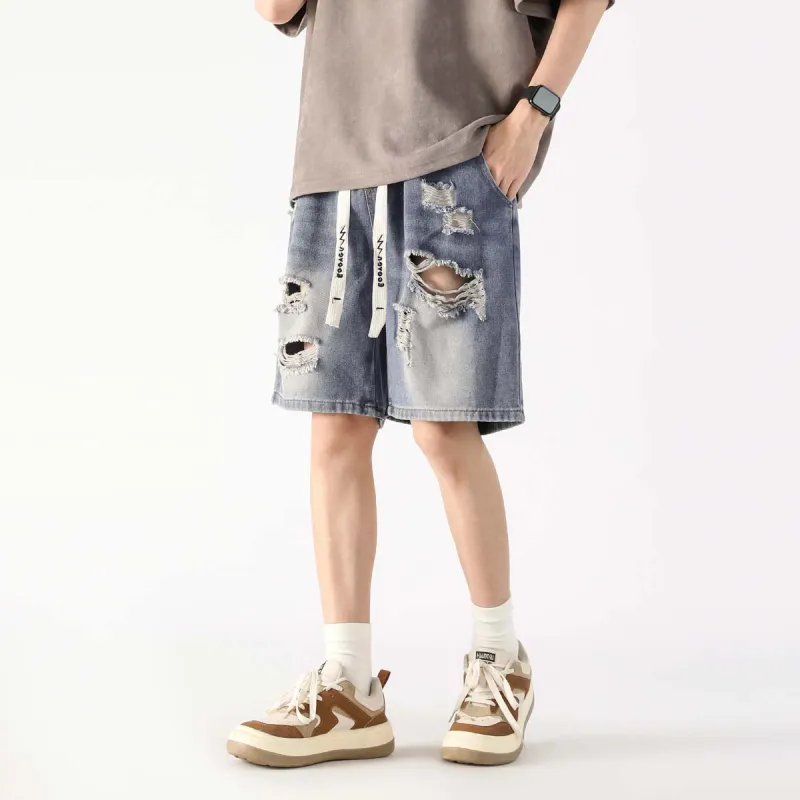 EOOVEN Denim Shorts Unisex-13