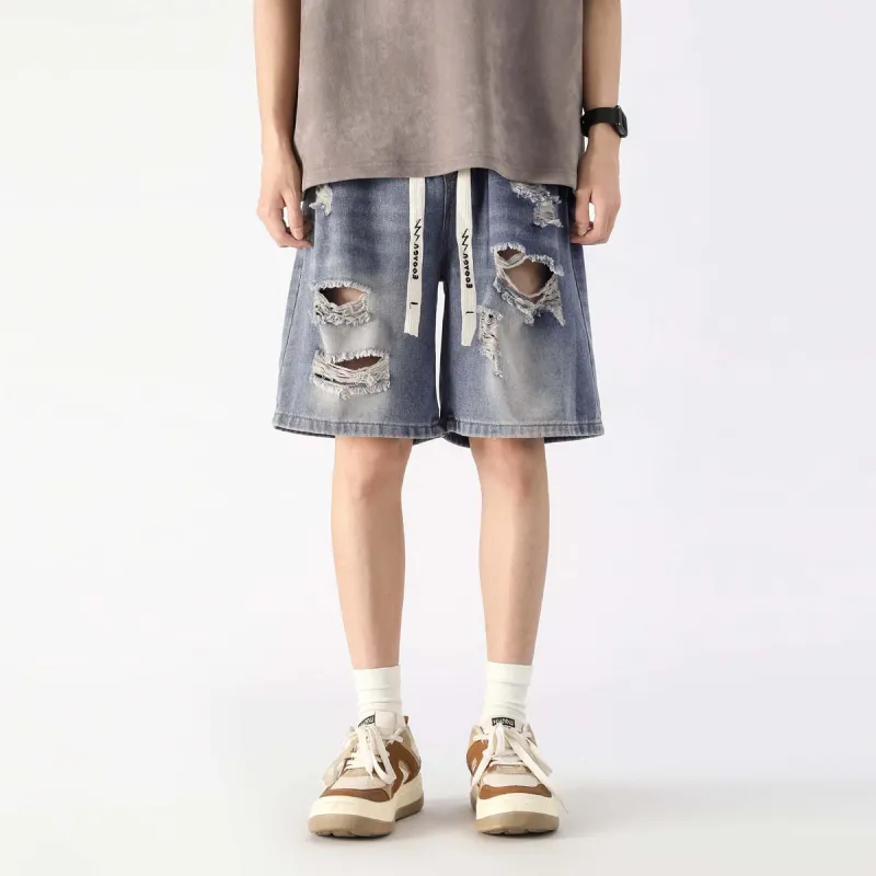 EOOVEN Denim Shorts Unisex-12