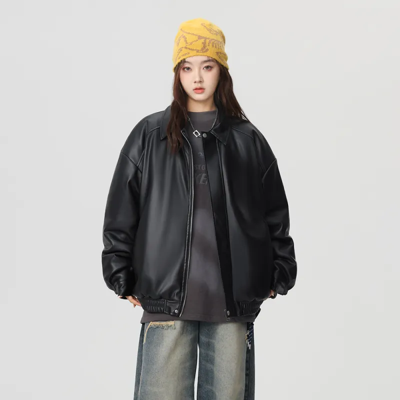 EOOVEN Leather Jackets Unisex-6