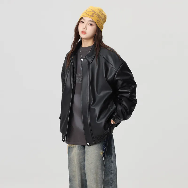 EOOVEN Leather Jackets Unisex-7