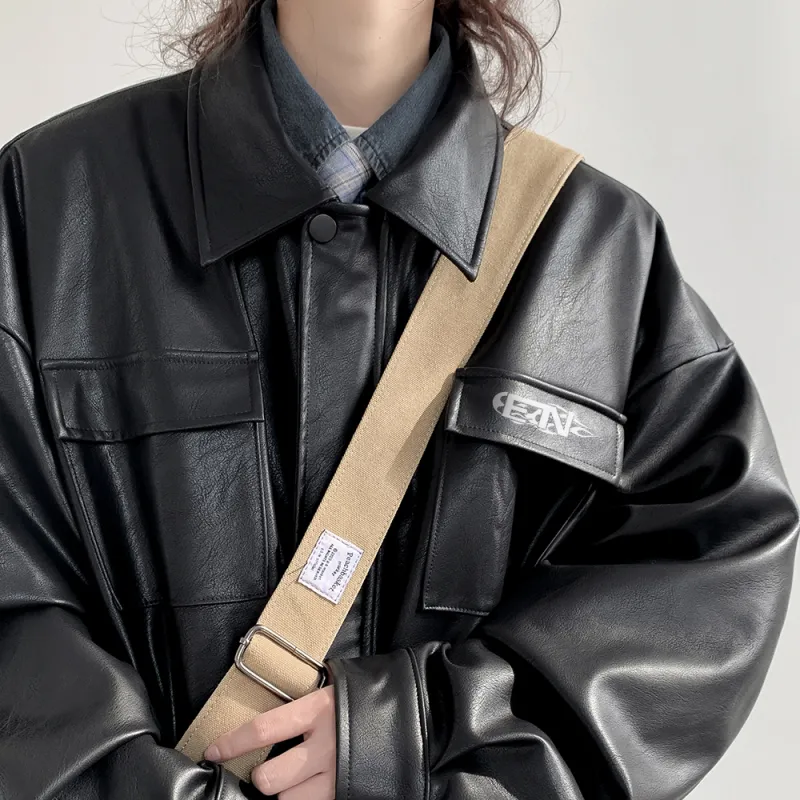 EOOVEN Leather Jackets Unisex-2