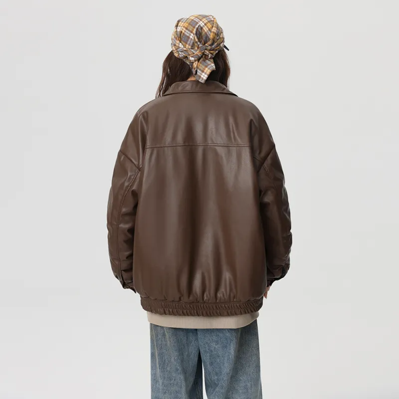 EOOVEN Leather Jackets Unisex-15