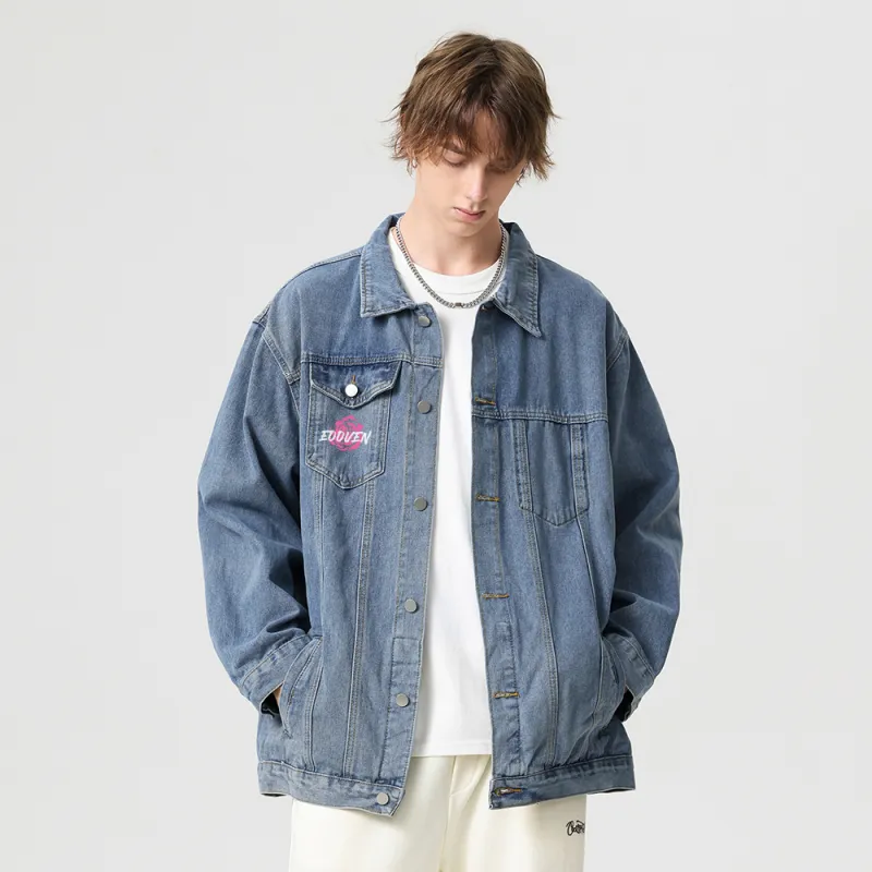 EOOVEN Denim Jackets Unisex-7