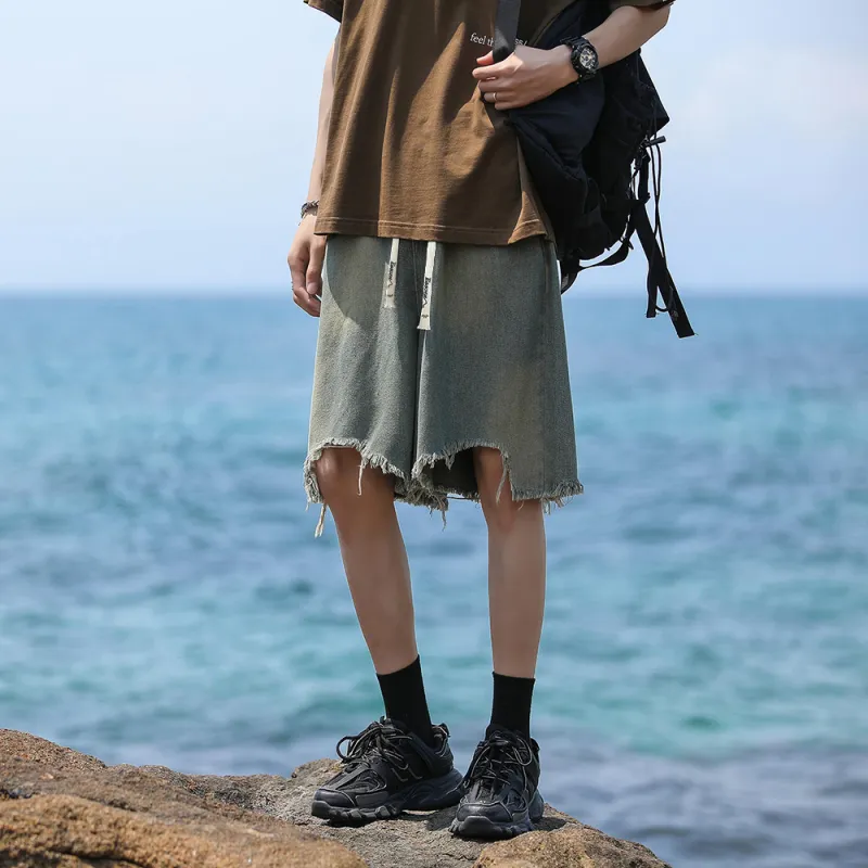 EOOVEN Denim Shorts Unisex-7