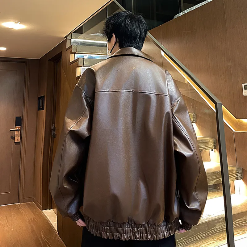 EOOVEN Leather Jackets Unisex-35