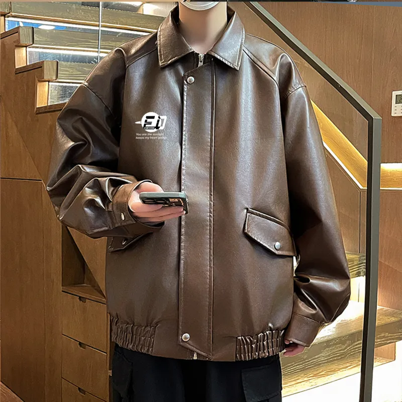 EOOVEN Leather Jackets Unisex-10