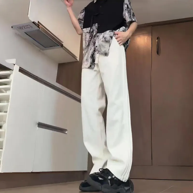 PAINT STAIN Casual Pants Unisex-14