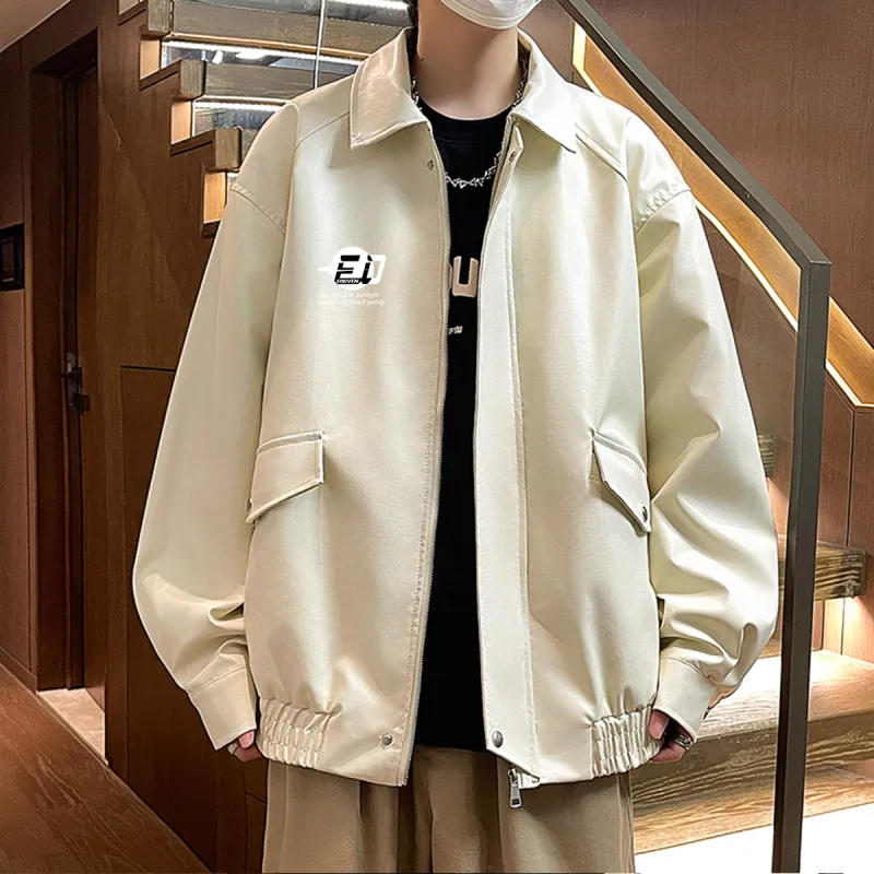 EOOVEN Leather Jackets Unisex-14