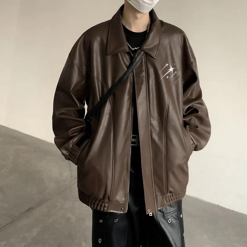 EOOVEN Leather Jackets Unisex-7