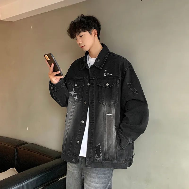 EOOVEN Denim Jackets Unisex-2