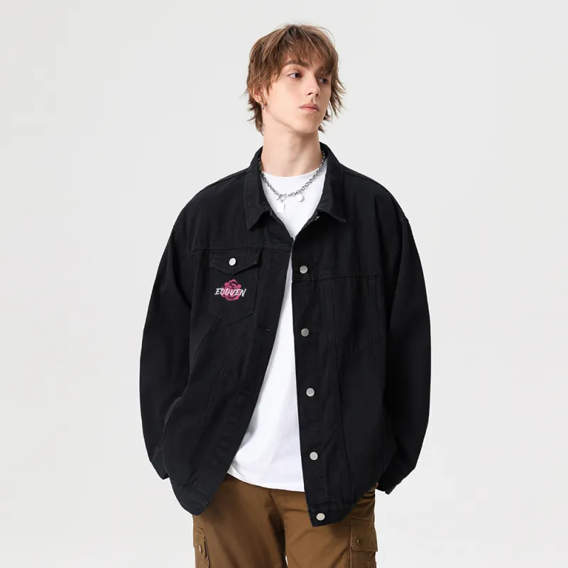 EOOVEN Denim Jackets Unisex-3