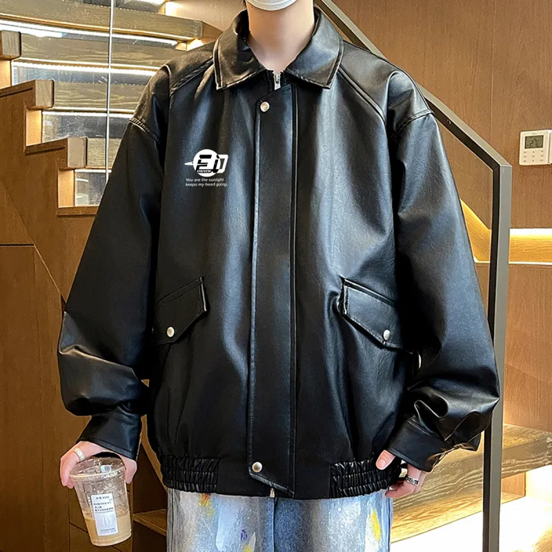 EOOVEN Leather Jackets Unisex-6
