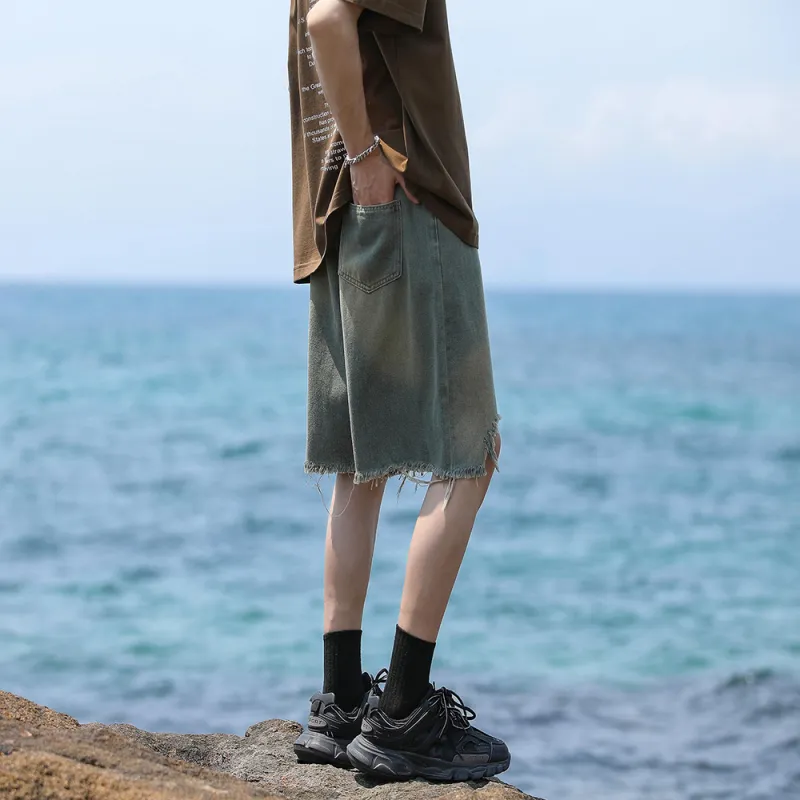 EOOVEN Denim Shorts Unisex-9