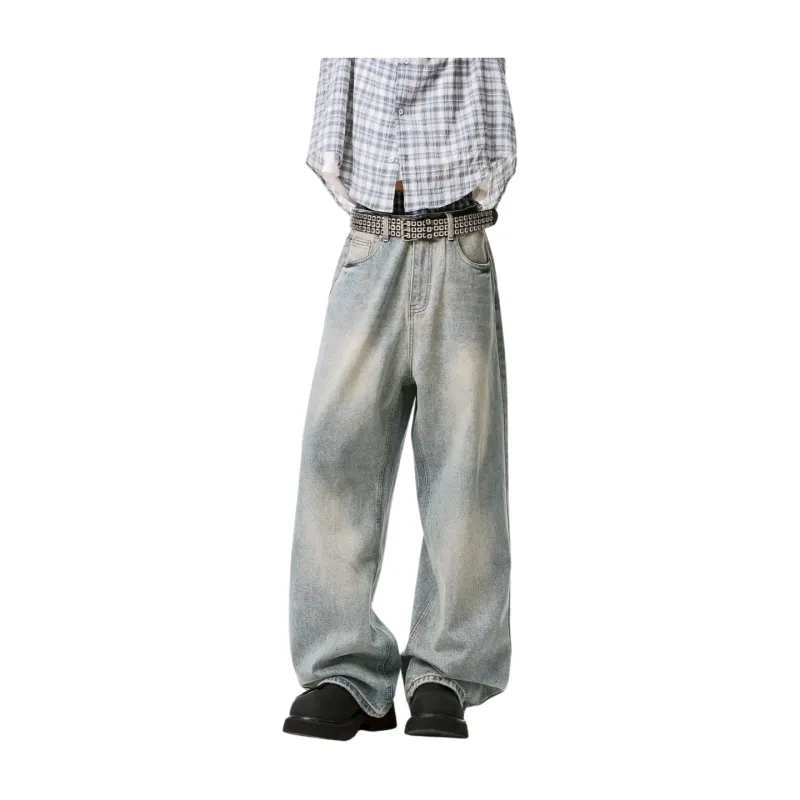 EOOVEN Jeans Unisex Light Blue-1