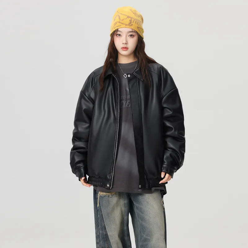 EOOVEN Leather Jackets Unisex-8