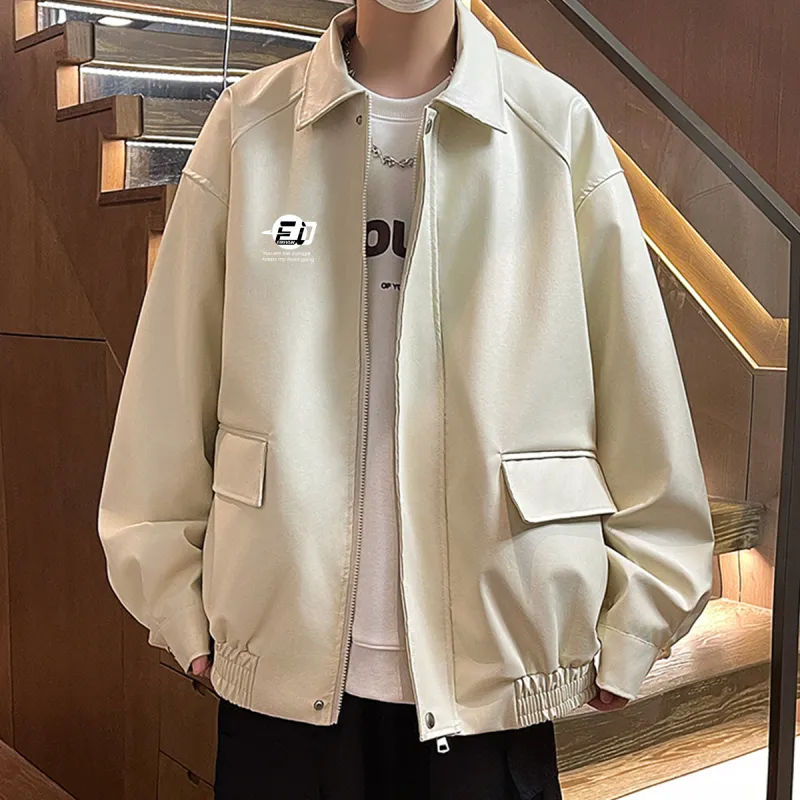 EOOVEN Leather Jackets Unisex-26