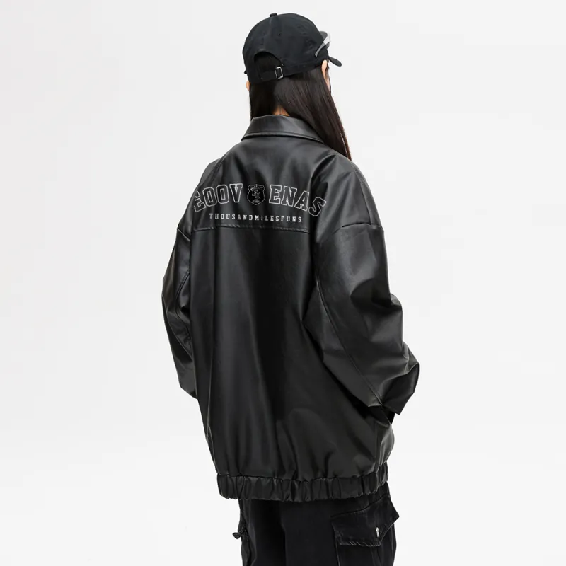 EOOVEN Leather Jackets Unisex-2