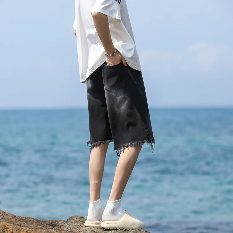 EOOVEN Denim Shorts Unisex-4