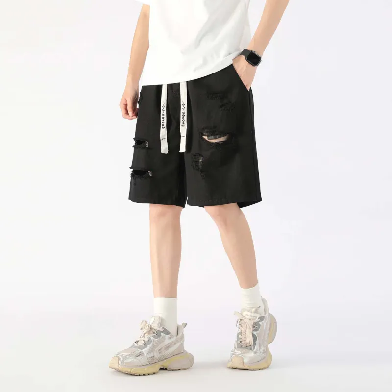 EOOVEN Denim Shorts Unisex-4