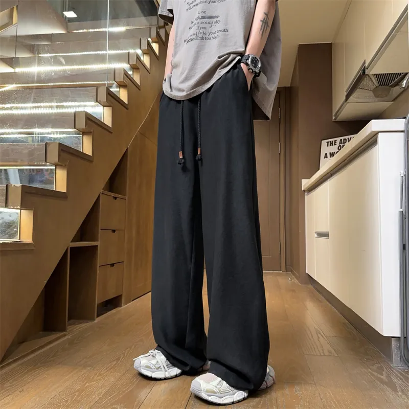 Mimx Homme Casual Pants Unisex Black-2