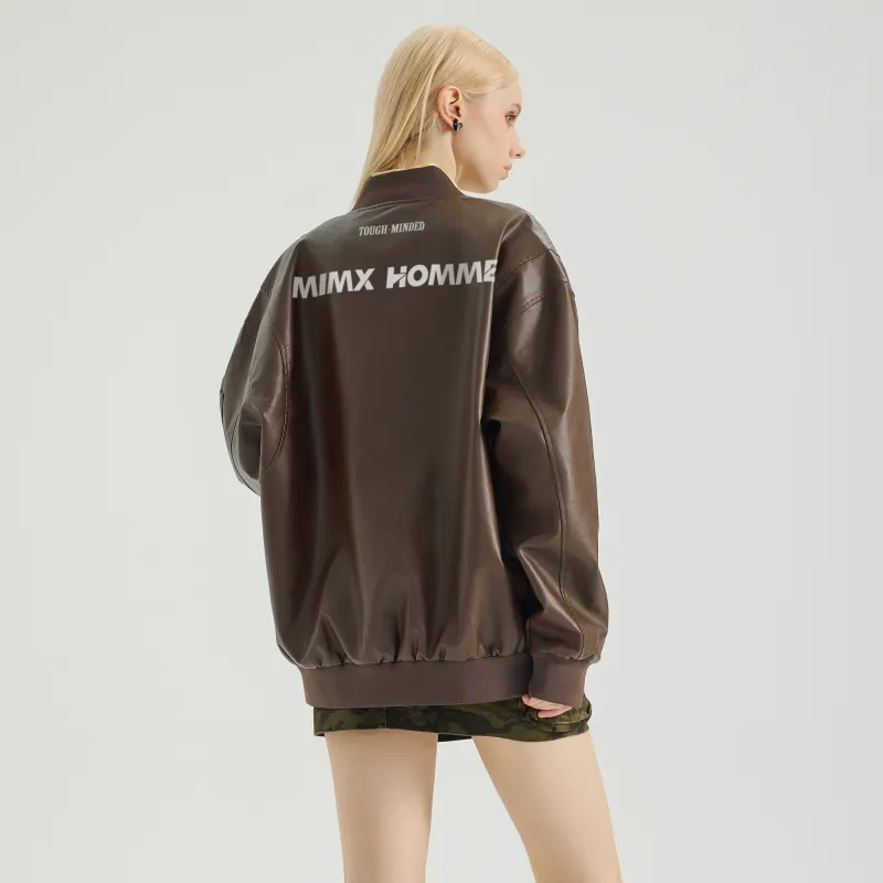 Mimx Homme Leather Jacket Unisex-13