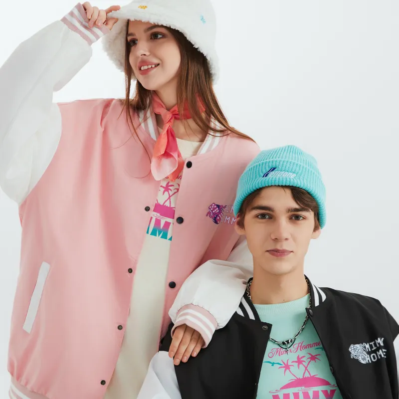 Mimx Homme Baseball Jacket Unisex-3
