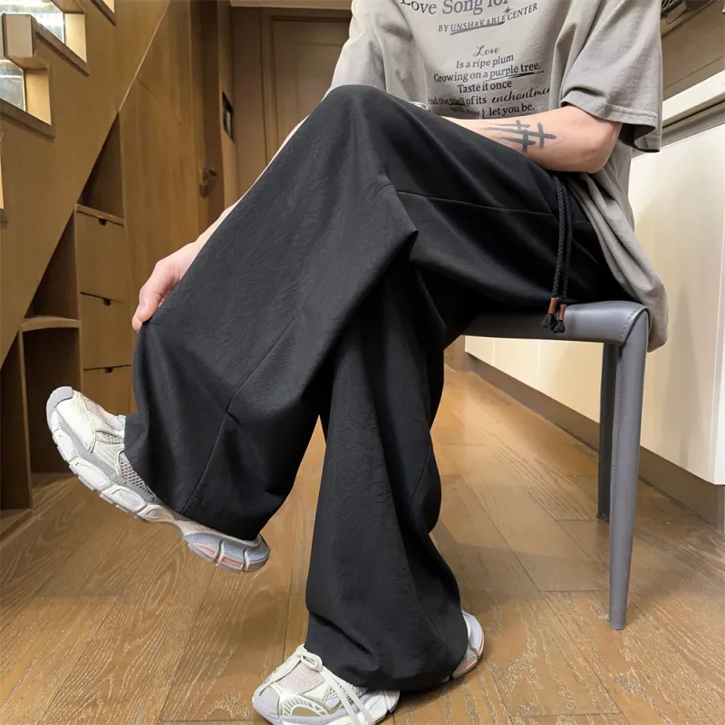 Mimx Homme Casual Pants Unisex Black-5