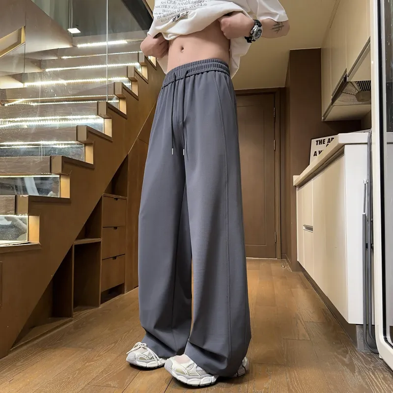 Mimx Homme Casual Pants Unisex Black-8