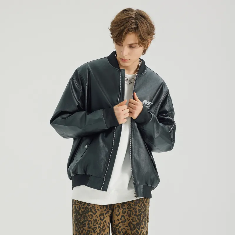 Mimx Homme Leather Jacket Unisex-2