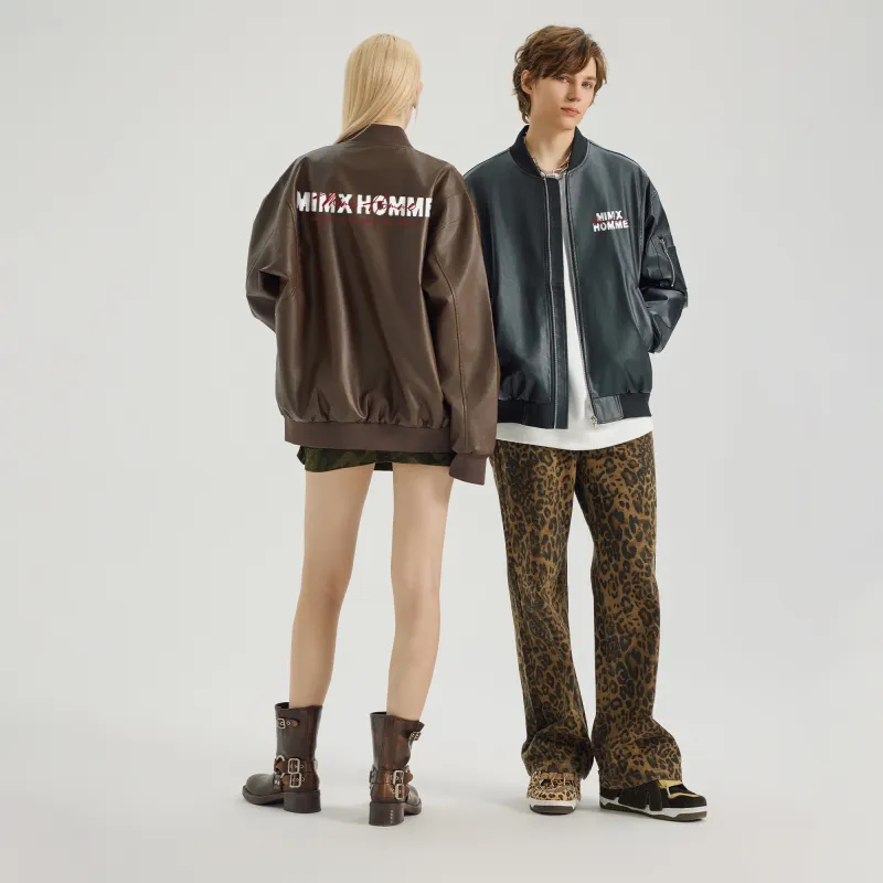 Mimx Homme Leather Jacket Unisex-15